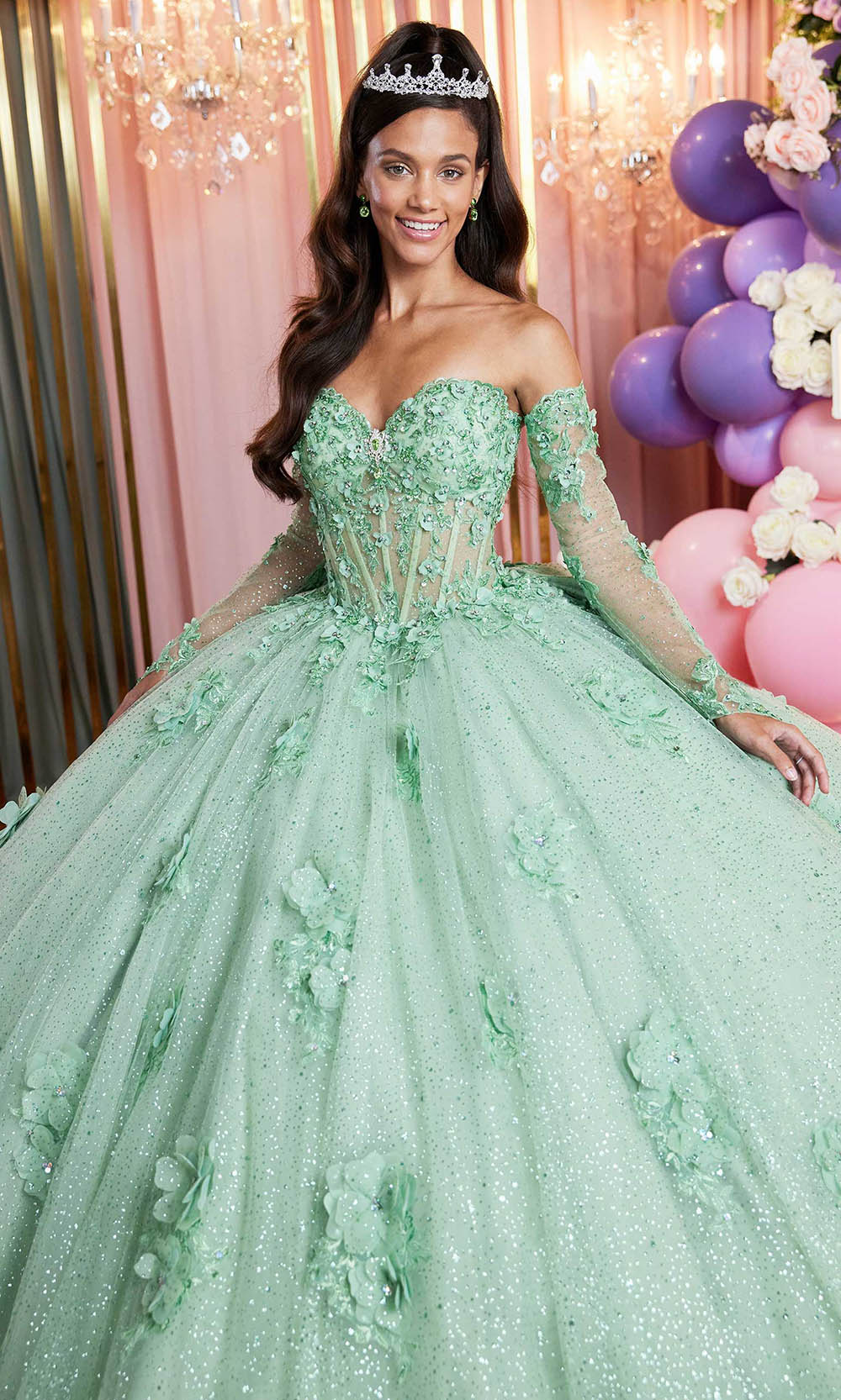 Vizcaya by Mori Lee 89512 - Strapless Embroidered Tulle Ballgown Ball Gowns