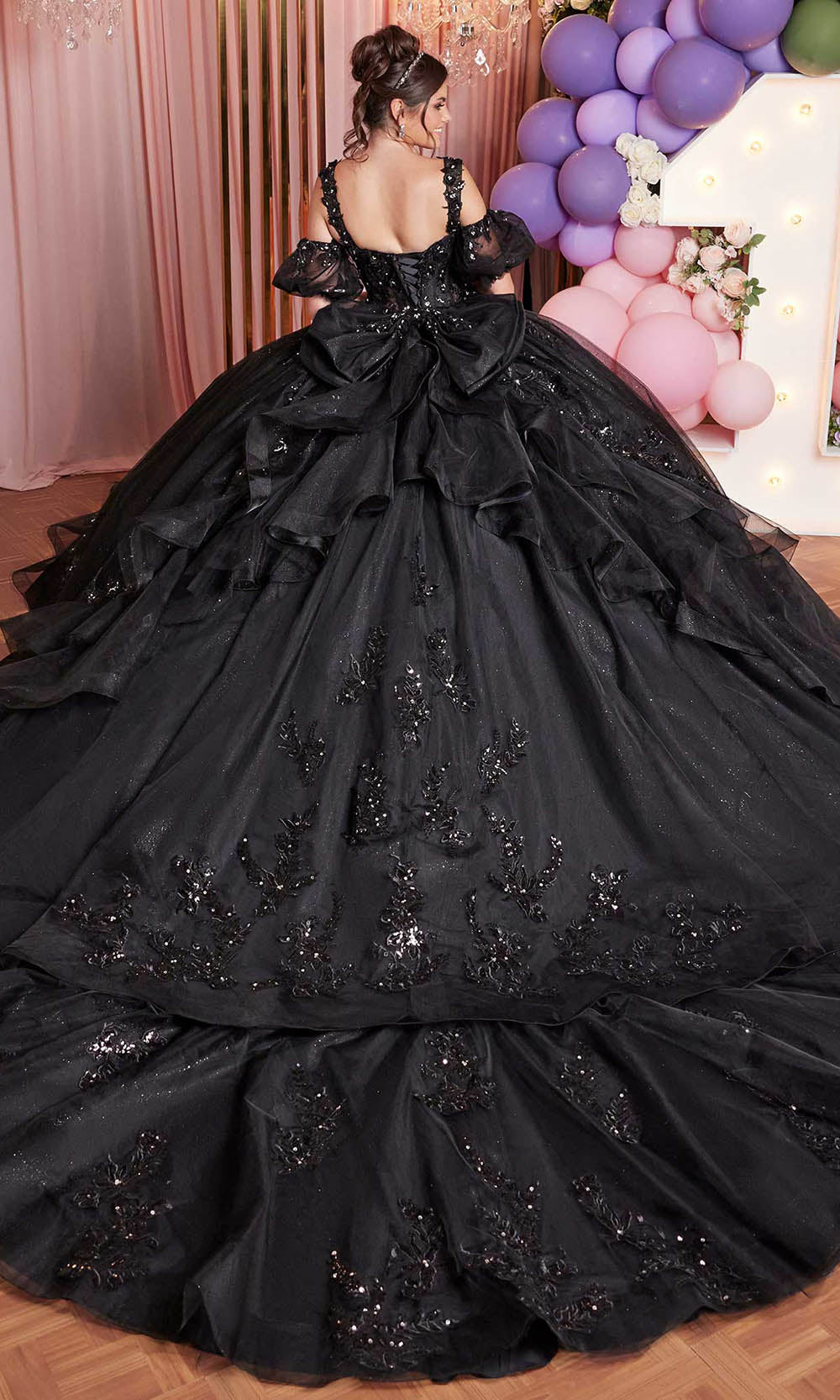 Vizcaya by Mori Lee 89516 - Embroidered Crystal Sweetheart Quince Gown Ball Gowns