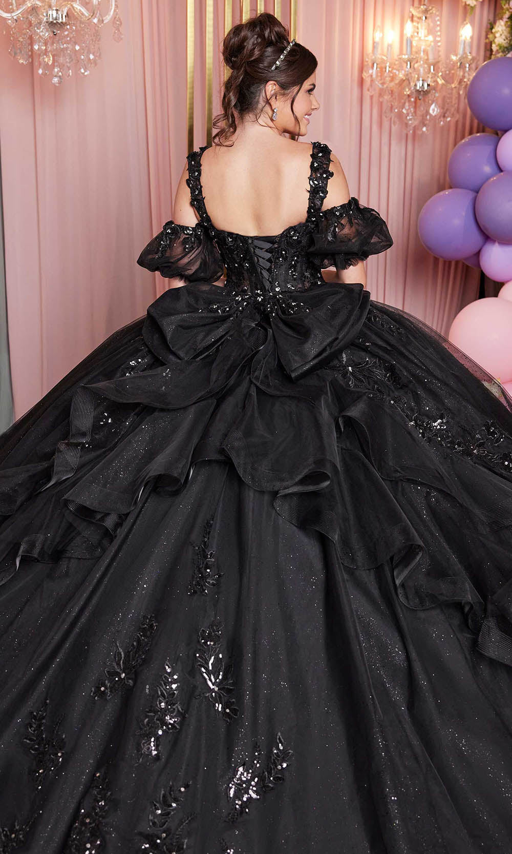 Vizcaya by Mori Lee 89516 - Embroidered Crystal Sweetheart Quince Gown Ball Gowns