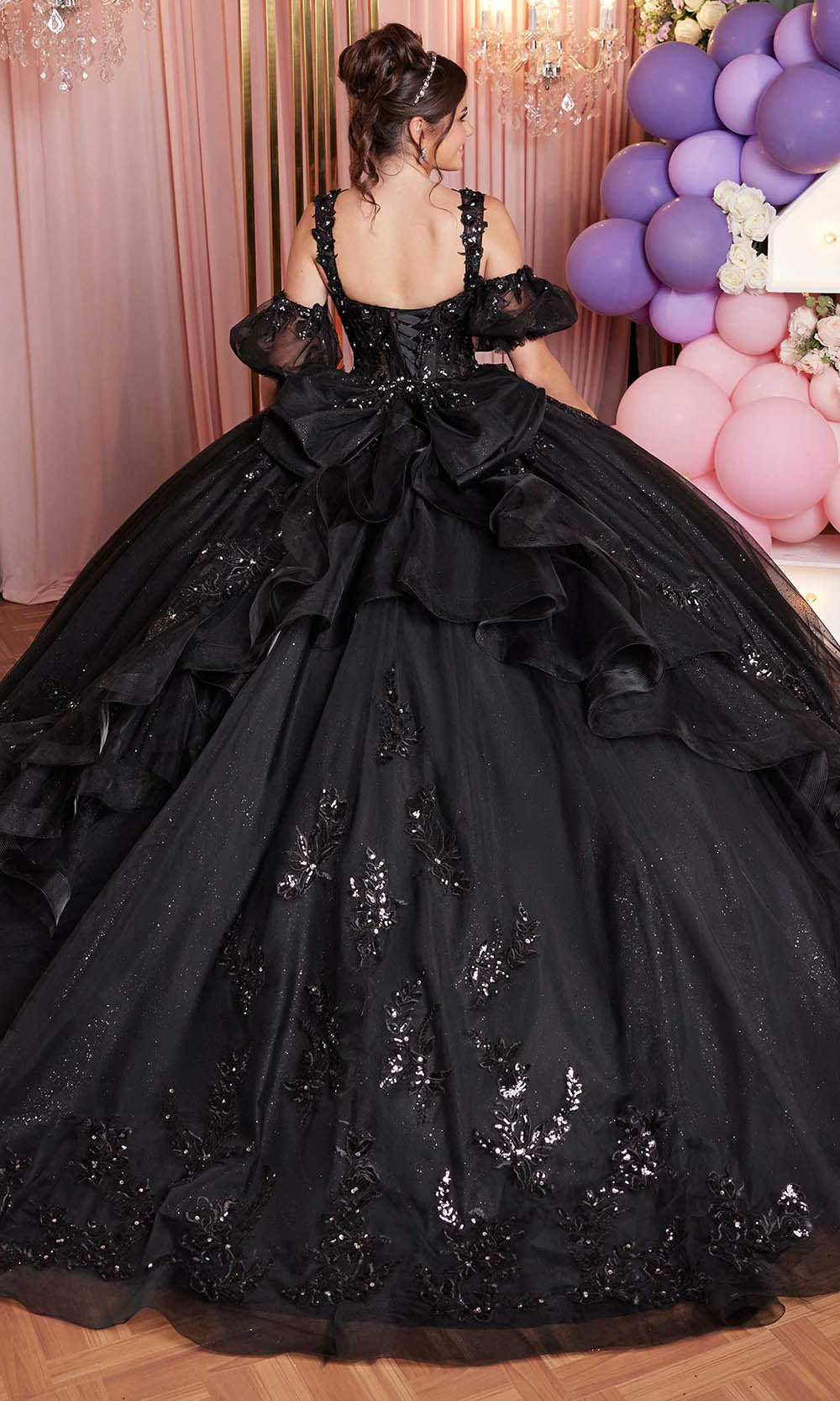 Vizcaya by Mori Lee 89516 - Embroidered Crystal Sweetheart Quince Gown Ball Gowns