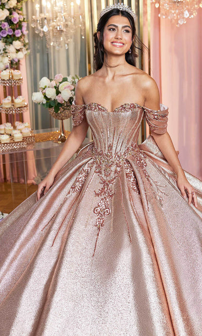 Vizcaya by Mori Lee 89519 - Pleated Skirt Sequin Embroidered Gown Ball Gowns