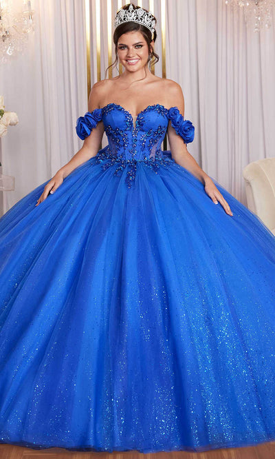 Vizcaya by Mori Lee 89523 - Floral Applique Corset Tulle Ballgown Ball Gowns