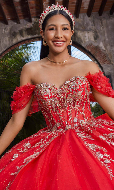 Vizcaya by Mori Lee 89534 - Double-Loop Applique Bow Strapless Gown Ball Gowns