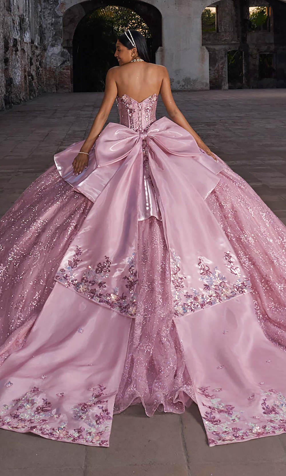 Vizcaya by Mori Lee 89539 - Sweetheart Peplum Quinceanera Gown Ball Gowns