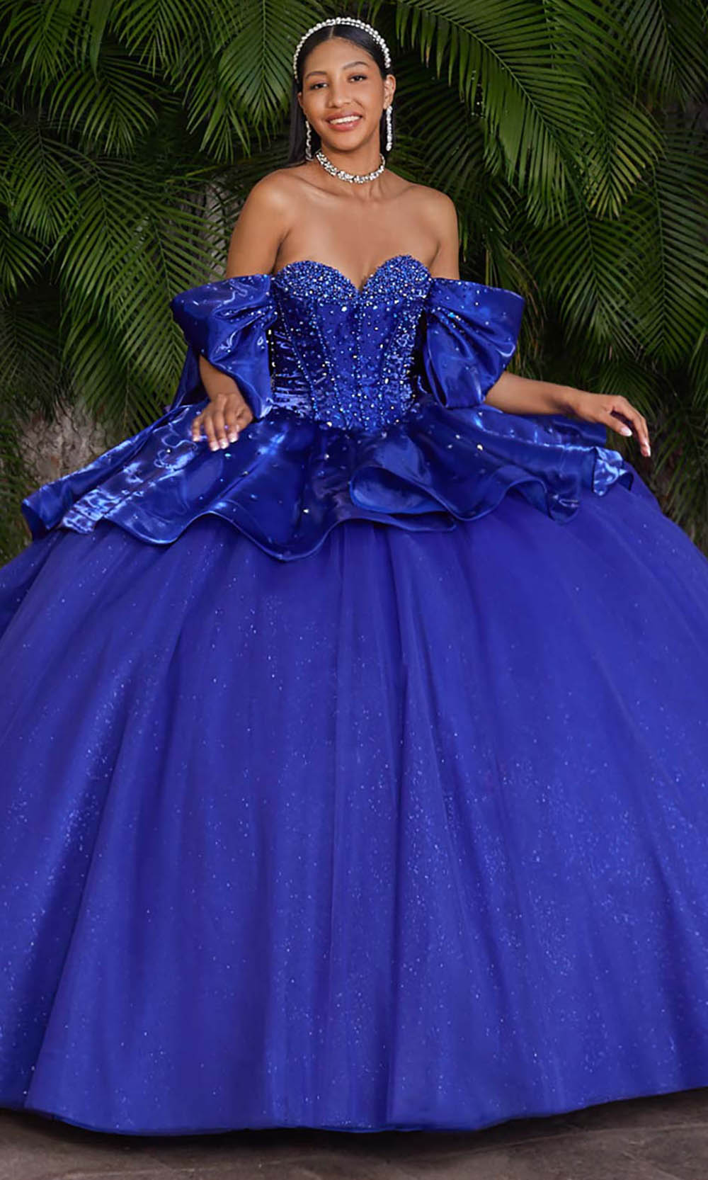 Vizcaya by Mori Lee 89540 - Crystal Beaded Strapless Ballgown Ball Gowns