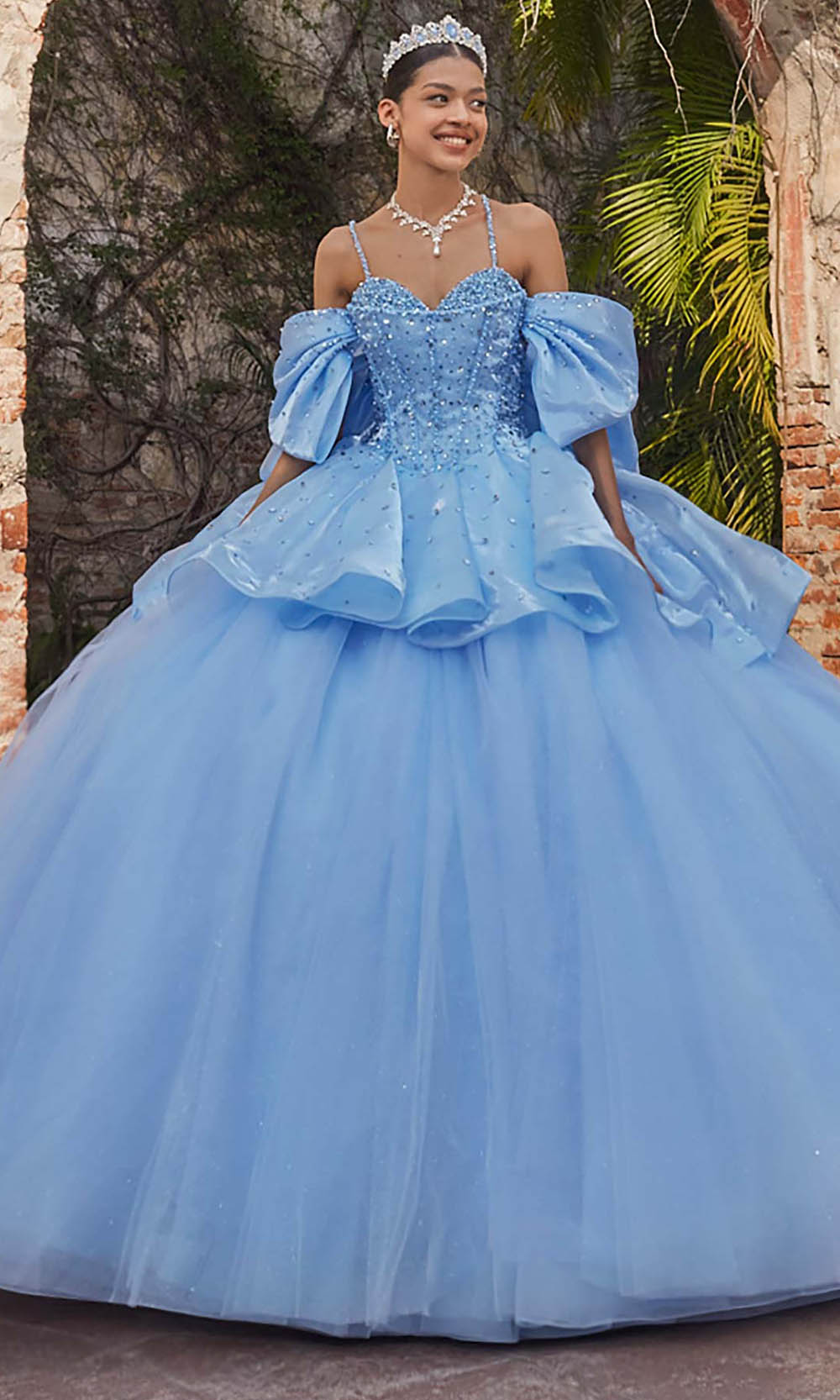 Vizcaya by Mori Lee 89540 - Crystal Beaded Strapless Ballgown Ball Gowns