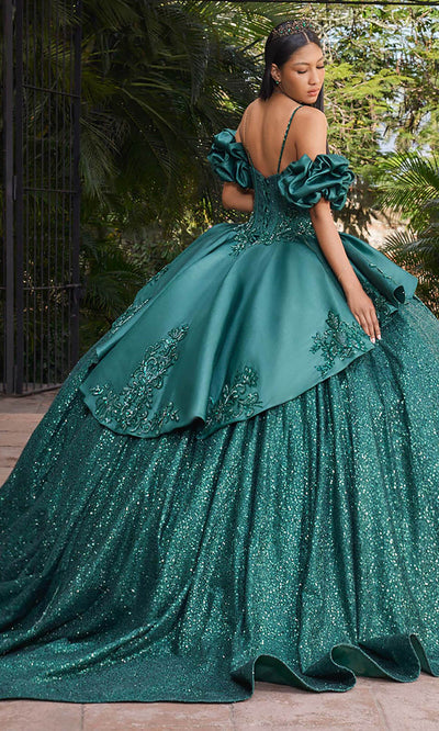 Vizcaya by Mori Lee 89543 - Spaghetti Strap Overskirt Ballgown Ball Gowns