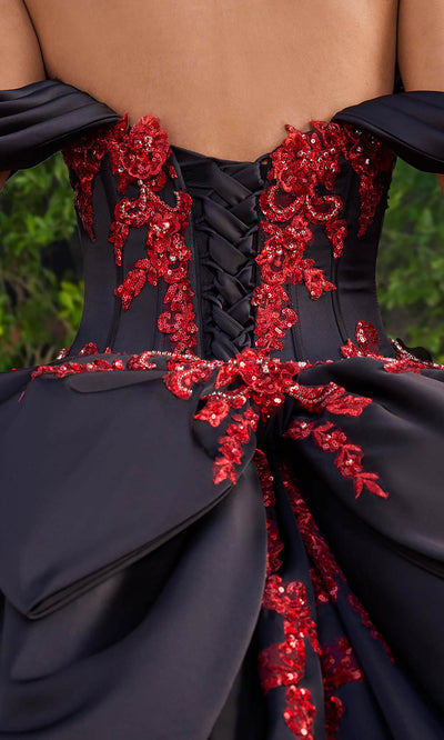 Vizcaya by Mori Lee 89544 - Sweetheart Embellished Glitter Tulle Gown Ball Gowns