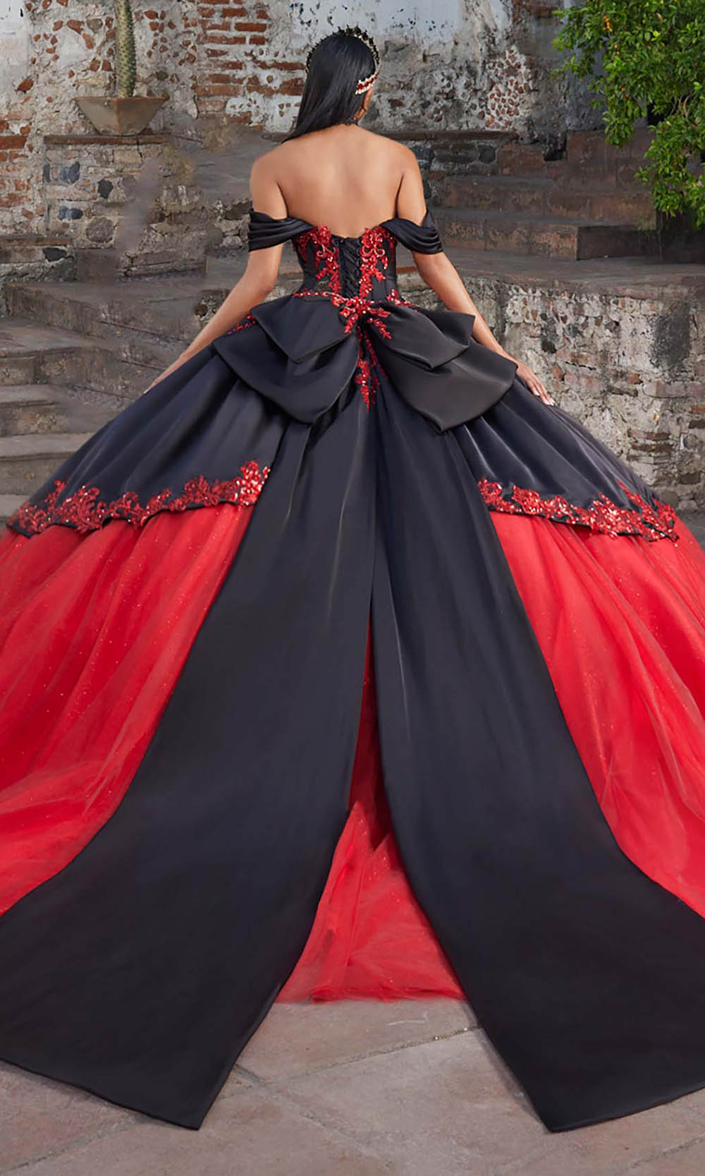 Vizcaya by Mori Lee 89544 - Sweetheart Embellished Glitter Tulle Gown Ball Gowns