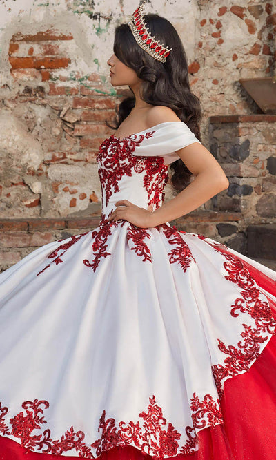 Vizcaya by Mori Lee 89544 - Sweetheart Embellished Glitter Tulle Gown Ball Gowns