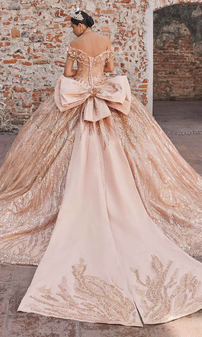 Vizcaya by Mori Lee 89547 - Off Shoulder Fringe Accent Ballgown Quinceanera Dresses