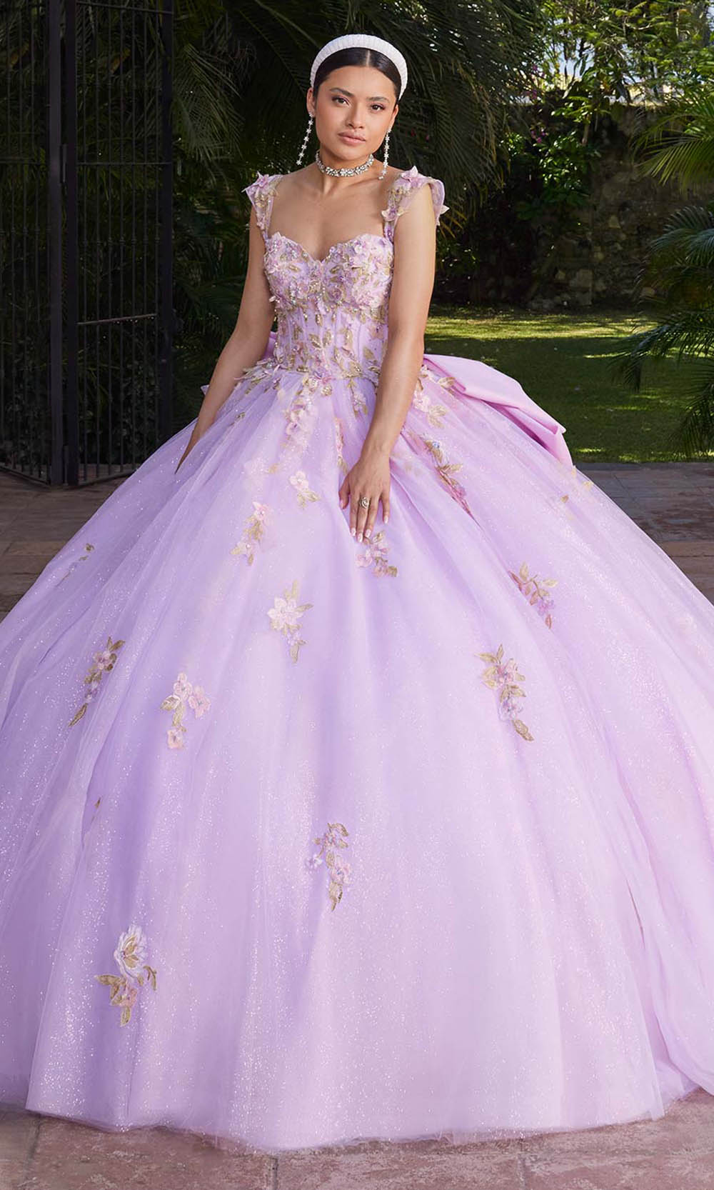 Vizcaya by Mori Lee 89550 - Sweetheart Bow Back Tulle Ballgown Quinceanera Dresses
