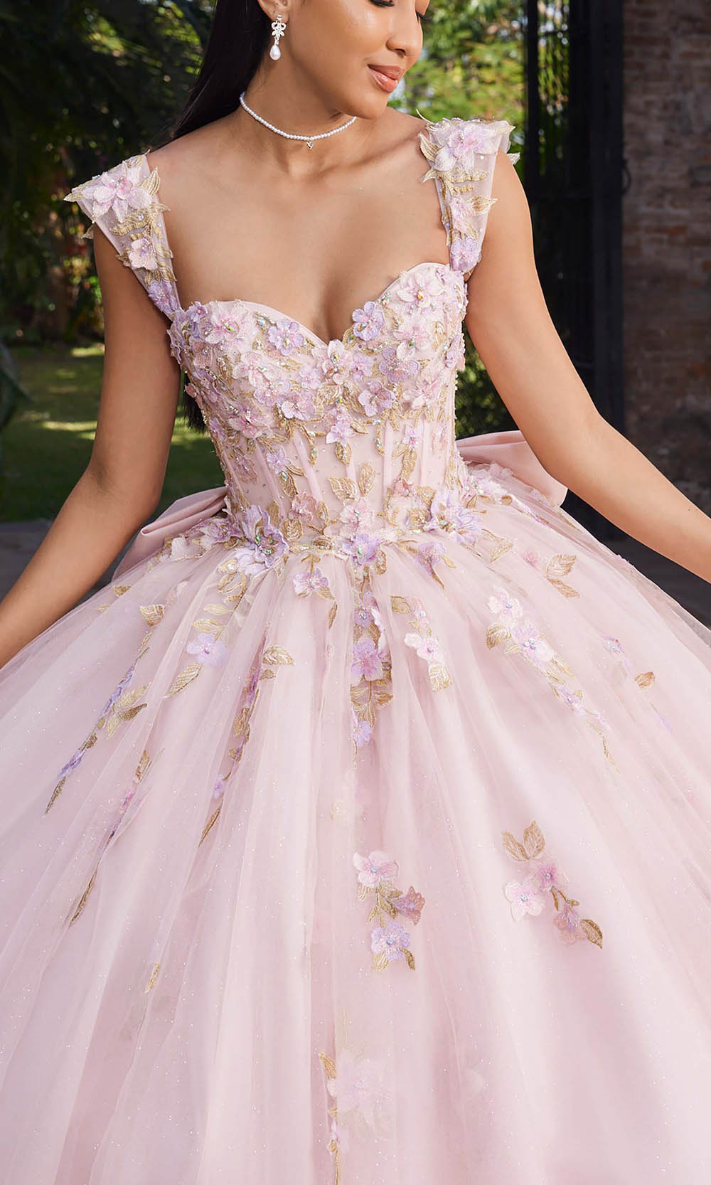 Vizcaya by Mori Lee 89550 - Sweetheart Bow Back Tulle Ballgown Quinceanera Dresses