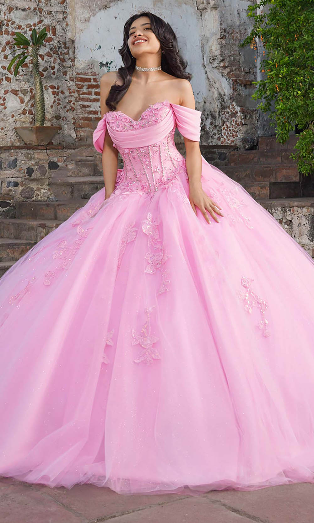 Vizcaya by Mori Lee 89551 - Sweetheart Tulle Ballgown with Embroidery Quinceanera Dresses
