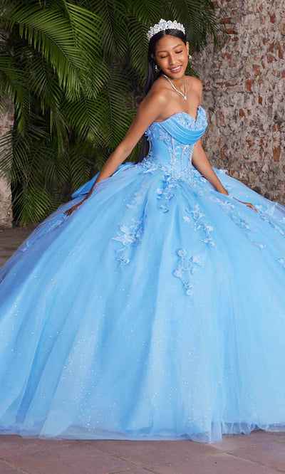 Vizcaya by Mori Lee 89551 - Sweetheart Tulle Ballgown with Embroidery Quinceanera Dresses