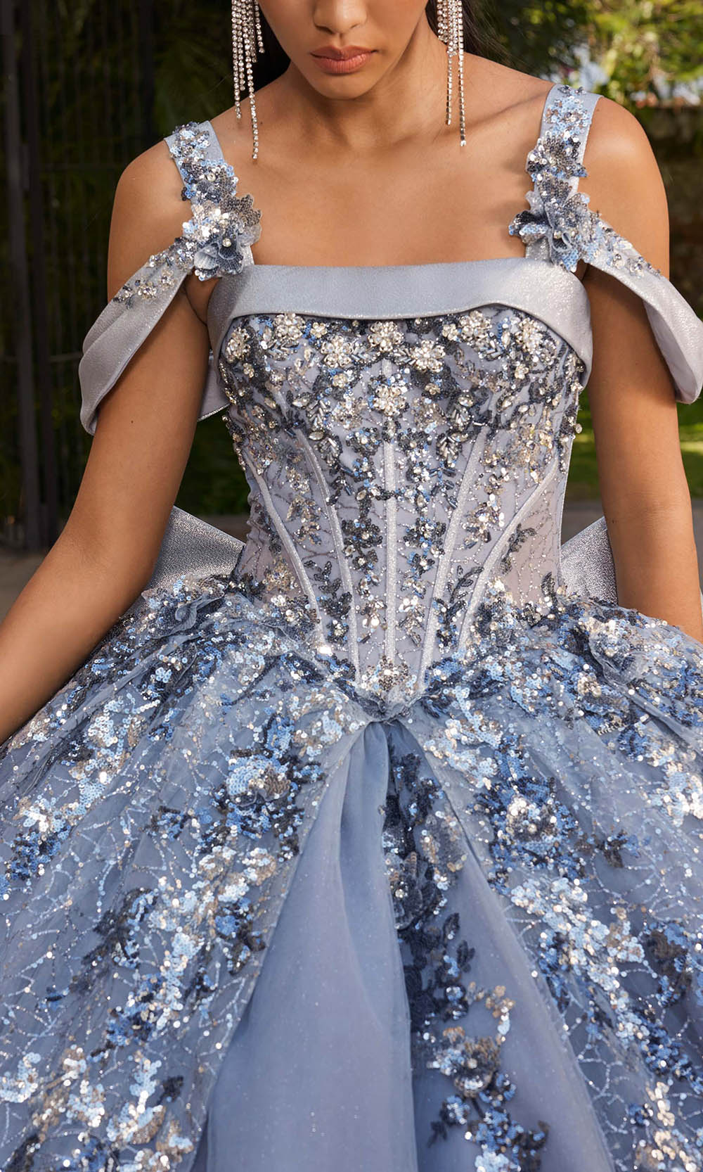 Vizcaya by Mori Lee 89552 - Corset Bodice Sequin Quinceanera Gown Ball Gowns