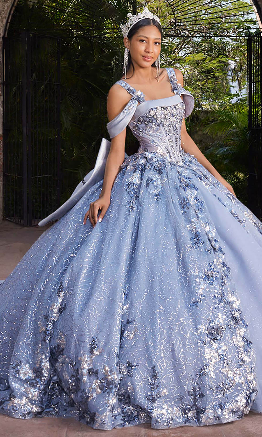 Vizcaya by Mori Lee 89552 - Corset Bodice Sequin Quinceanera Gown Ball Gowns