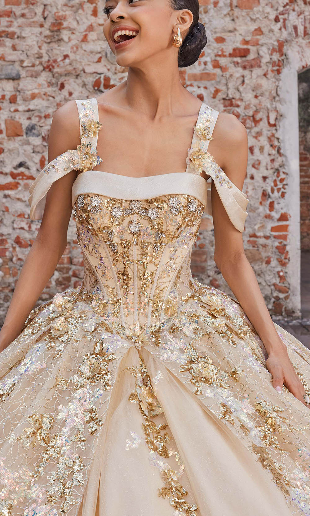 Vizcaya by Mori Lee 89552 - Corset Bodice Sequin Quinceanera Gown Ball Gowns