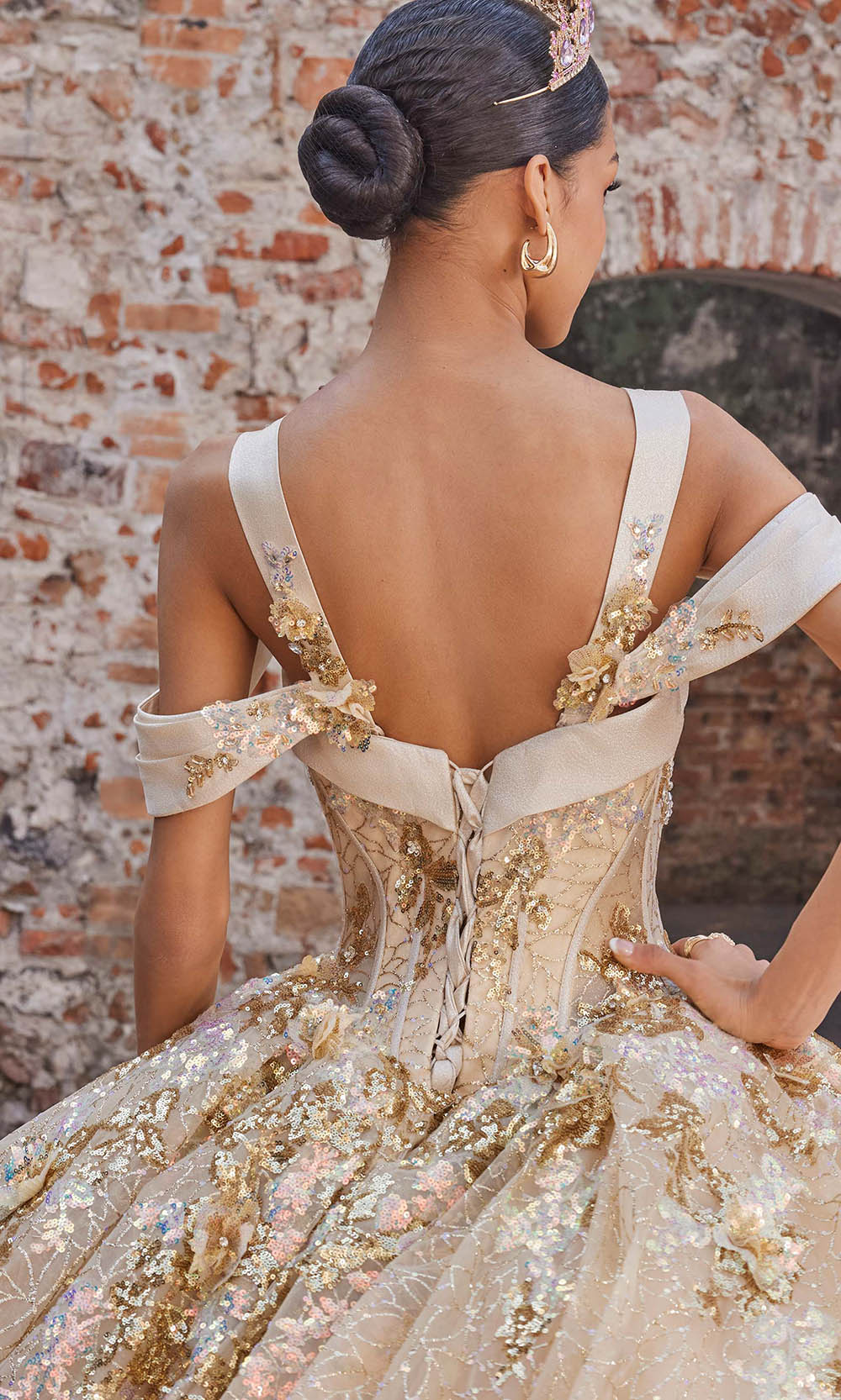 Vizcaya by Mori Lee 89552 - Corset Bodice Sequin Quinceanera Gown Ball Gowns