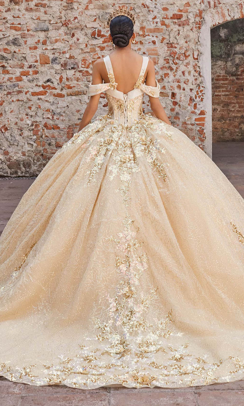 Vizcaya by Mori Lee 89552 - Corset Bodice Sequin Quinceanera Gown Ball Gowns