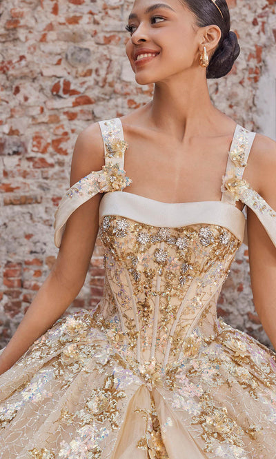 Vizcaya by Mori Lee 89552 - Corset Bodice Sequin Quinceanera Gown Ball Gowns