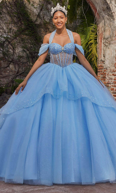 Vizcaya by Mori Lee 89554 - Peplum Overlay Sweetheart Ballgown Ball Gowns