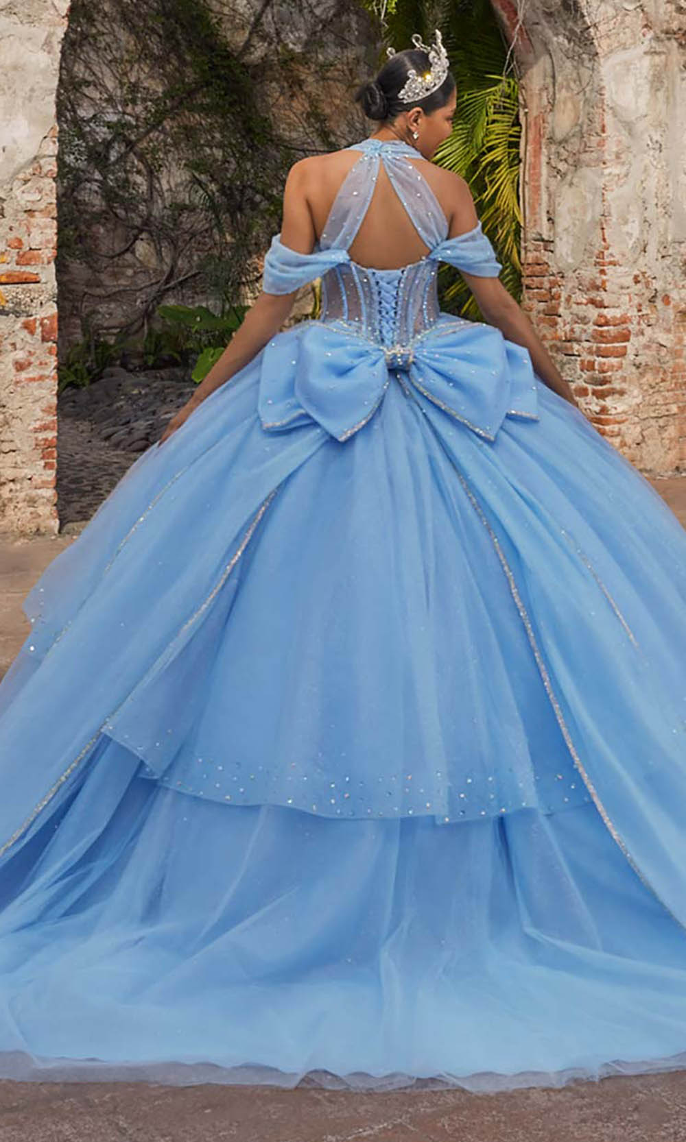 Vizcaya by Mori Lee 89554 - Peplum Overlay Sweetheart Ballgown Ball Gowns