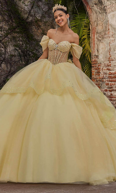Vizcaya by Mori Lee 89554 - Peplum Overlay Sweetheart Ballgown Ball Gowns