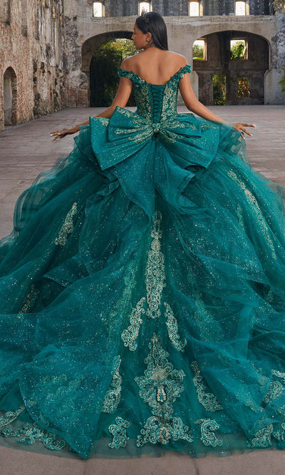 Vizcaya by Mori Lee 89556 - Off Shoulder Ballgown with Ruffle Skirt Ball Gowns