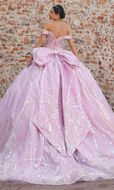 Vizcaya by Mori Lee 89557 - Sheer Corset Off Shoulder Quince Gown Ball Gowns