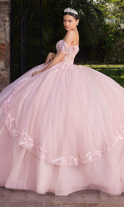 Vizcaya by Mori Lee 89561 - Oversized Bow Sweetheart Glitter Ballgown Ball Gowns