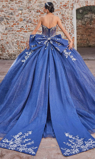 Vizcaya by Mori Lee 89563 - Sweetheart Basque Waist Ballgown with Bow Ball Gowns