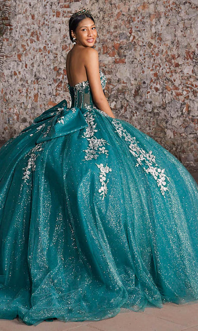 Vizcaya by Mori Lee 89563 - Sweetheart Basque Waist Ballgown with Bow Ball Gowns