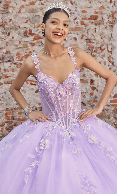 Vizcaya by Mori Lee 89565 - Sweetheart Draped Overlay Ballgown Ball Gowns