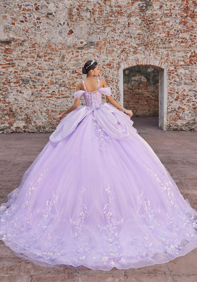 Vizcaya by Mori Lee 89565 - Sweetheart Draped Overlay Ballgown Ball Gowns