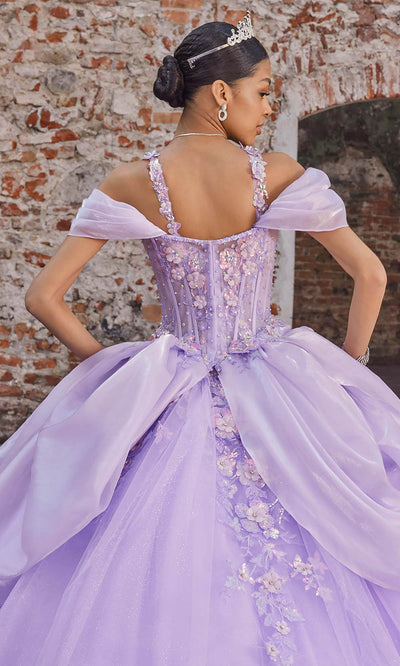 Vizcaya by Mori Lee 89565 - Sweetheart Draped Overlay Ballgown Ball Gowns