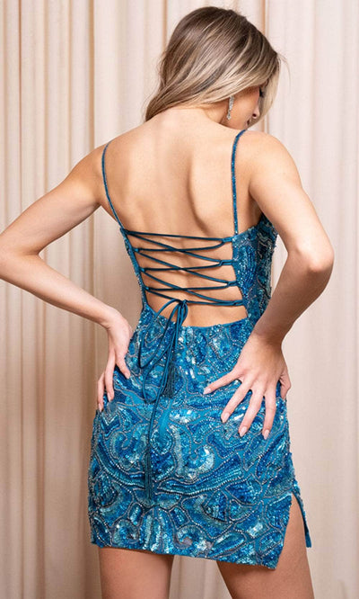 Rachel Allan 40422 - Sleeveless Open Back Cocktail Dress Special Occasion Dresses