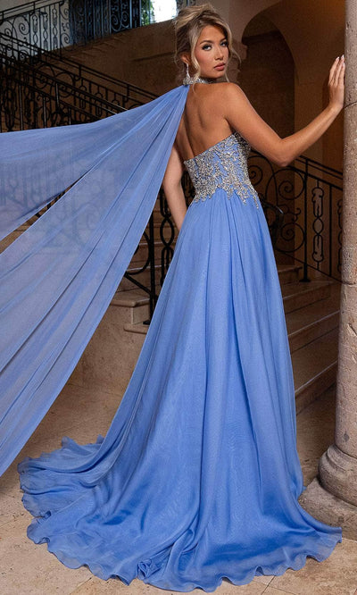 Rachel Allan 50362 - Beaded Bodice Chiffon A-line Gown Prom Dresses