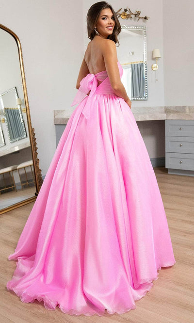 Rachel Allan 70768 - Pleated Semi-Sweetheart Evening Gown Evening Dresses
