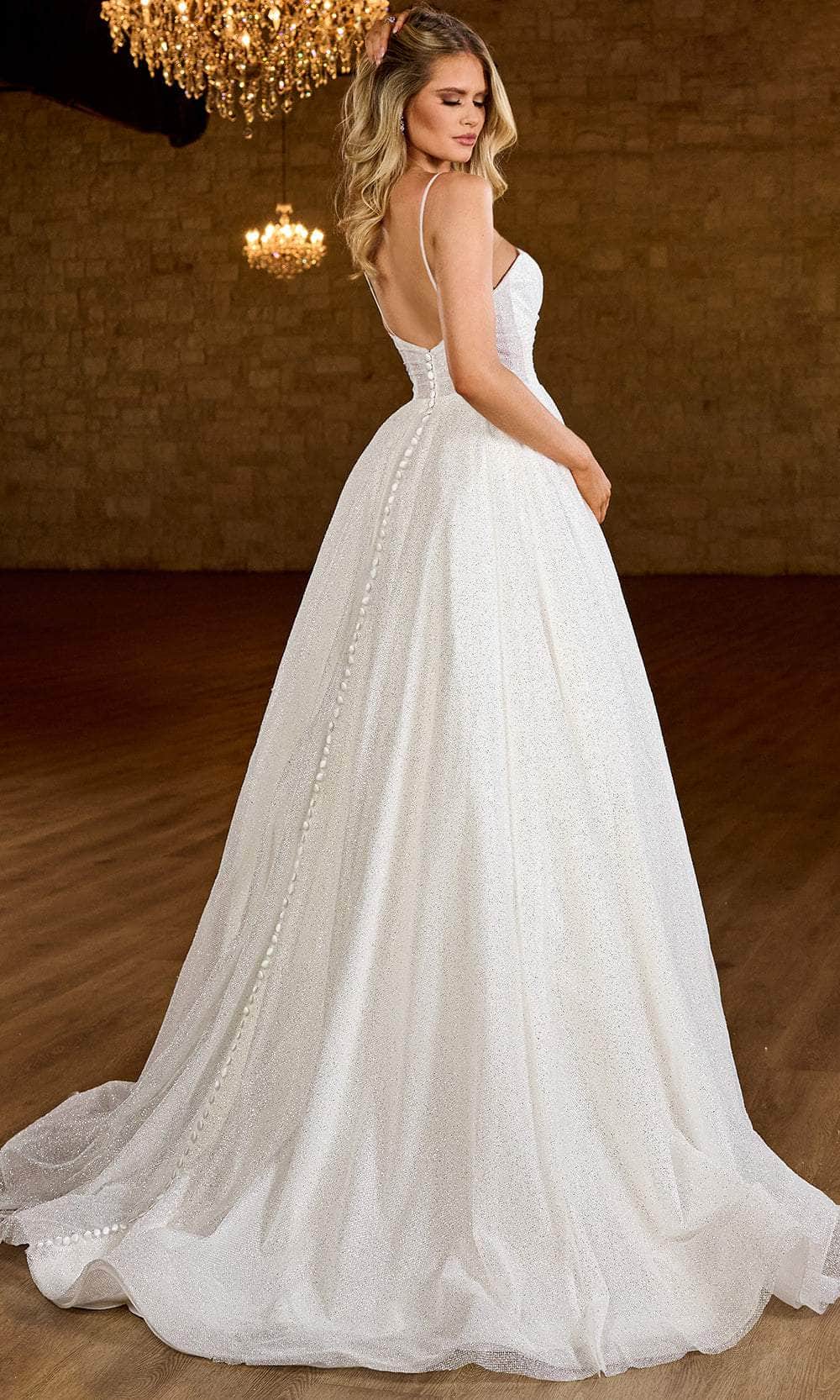 Rachel Allan Bridal RB3200 - Spaghetti Strap A-Line Bridal Gown Special Occasion Dresses