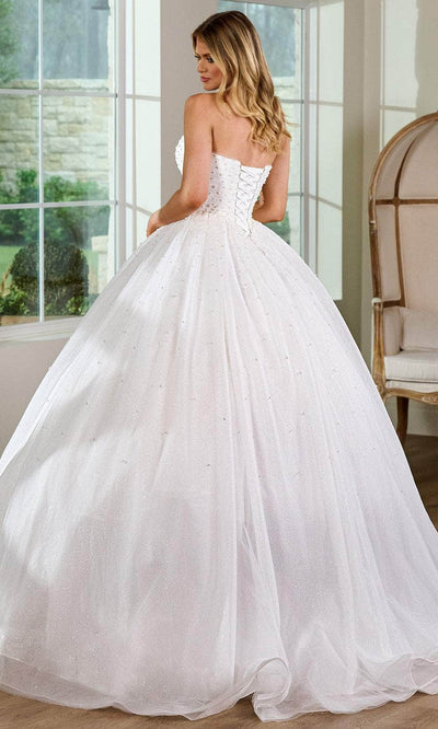Rachel Allan Bridal RB6148 - Beaded Strapless Ballgown Special Occasion Dresses