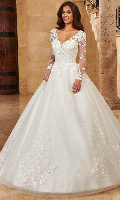 Rachel Allan MB4130 - Glitter Tulle A-line Bridal Gown Wedding Dresses