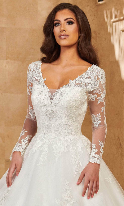 Rachel Allan MB4130 - Glitter Tulle A-line Bridal Gown Wedding Dresses