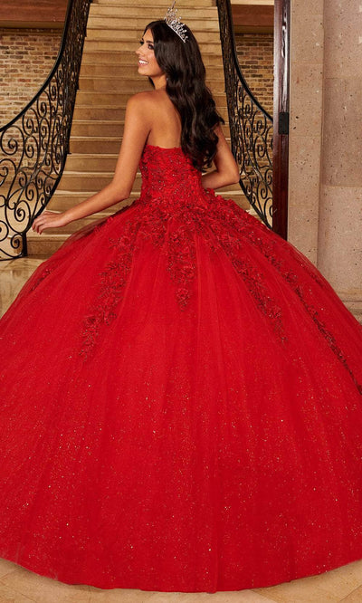Rachel Allan MQ1092 - Sweetheart Quinceanera Gown with Cape Sleeve Ball Gowns