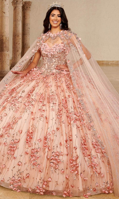 Rachel Allan MQ3075 - Sweetheart 3D Floral Ball Gown Ball Gowns