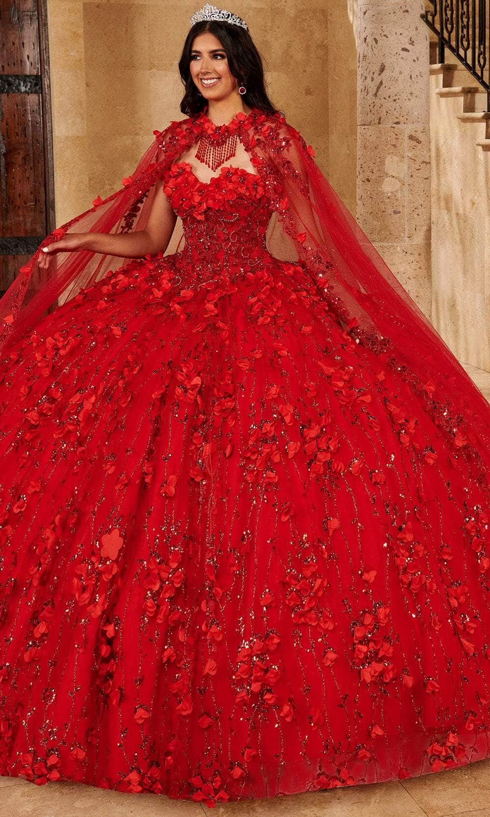 Rachel Allan MQ3075 - Sweetheart 3D Floral Ball Gown Ball Gowns