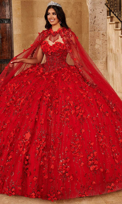 Rachel Allan MQ3075 - Sweetheart 3D Floral Ball Gown Ball Gowns