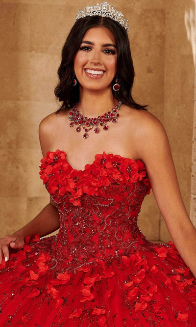 Rachel Allan MQ3075 - Sweetheart 3D Floral Ball Gown Ball Gowns