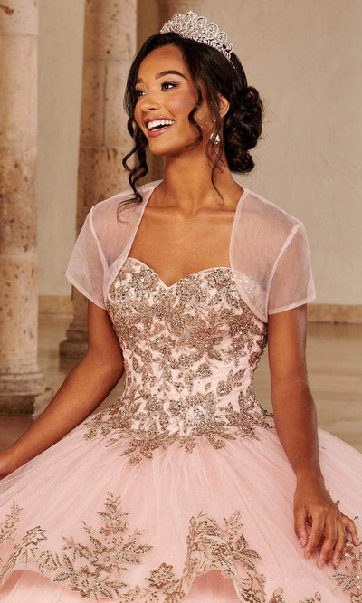 Rachel Allan MQ3079 - Beaded Sweetheart Ballgown with Layered Skirt Ball Gowns
