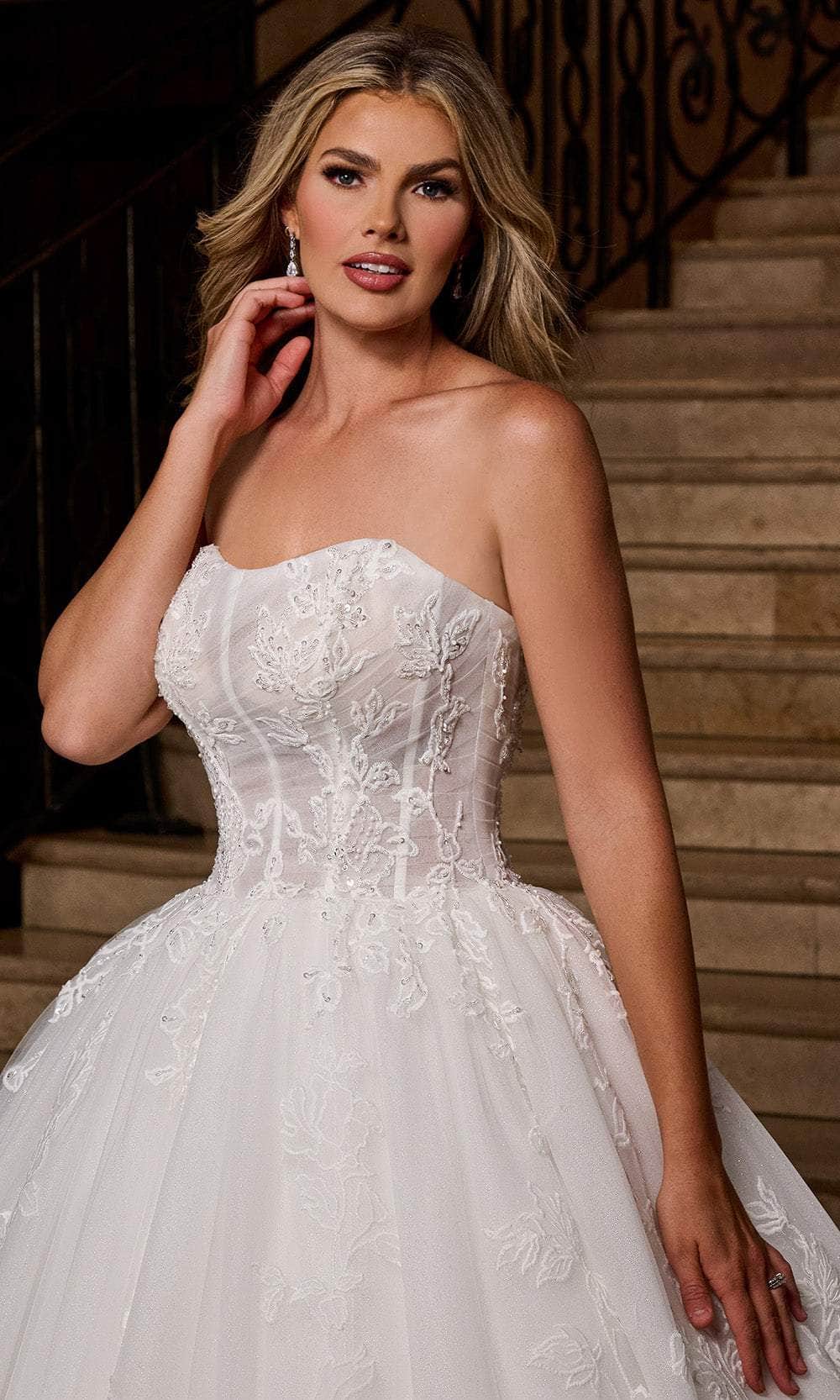 Rachel Allan RB6161 - Detachable Sleeve Sweetheart Bridal Gown Wedding Dresses
